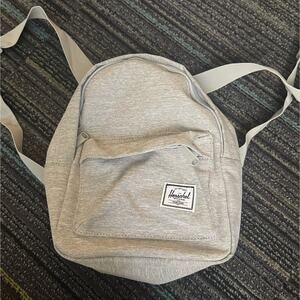 HERSCHEL SUPPLY CO. Small Grey Backpack Mini School Lunch Bag Pouch